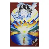 Marbin Jay A Pagulayan, Love and Peace, acrylic on canvas