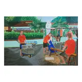 Mga Panahong Di Nasayang by Albino R. Dela Torre, acrylic on canvas, offered Jul 2025