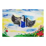 Dark angel by Reniel Manguiat<br & > Marlon Quesada, acrylic on canvas, offered Jul 2025