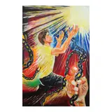Ryan Bautista, Tiwala at Pananampalataya, acrylic on canvas