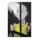 Elner O. Del Monte, In Need of Peace, acrylic on canvas