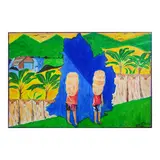 Alex Kim Belangel, Parahag-ot or Abaca Stripper, acrylic on canvas