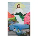 Charriz Ane A. Balgona, Agape, acrylic on canvas