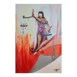 Dennis Federizo, Restorative Justice, acrylic on canvas