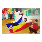 Trinity by Pedrito Losino Peñalosa, acrylic on canvas, offered Jul 2025