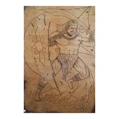 Jade M. Alog, Heroic Datu of Mactan, pyrography