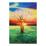 Percy Fernando T. Pedrosa, Blossom in Adversity, acrylic on canvas