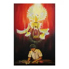 Silab by Niño E. Buyain, acrylic on canvas, offered Jul 2025