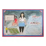 Lito A. Bongon, Ang Malayang Ako, acrylic on canvas
