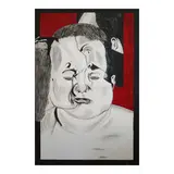 Mark Anthony M. Seraspe, Confinement, water based paint on canvas