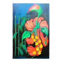 Untitled by Mark Montilla, acrylic on canvas, offered Jul 2025