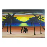 Shirley Santos Centurion, El Dehado, acrylic on canvas