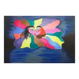 Emy Q. Calma, Reborn, acrylic on canvas