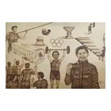 Ernesto Apas, Philippine Athletes, pyrography