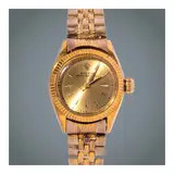 Rolex, A Lady’s 14K gold Automatic Water - Resistant Wristwatch
