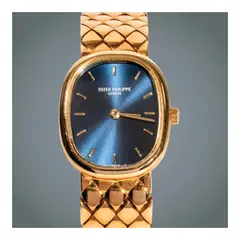 Patek Philippe, A Lady's 18K Gold Oval Quartz Bracelet