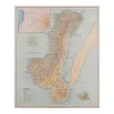 S.J. P. José Algué, Negros Island with an inset of Bacolod  from Atlas de Filipinas, colored lithograph