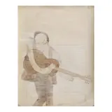 Danilo Garcia, Musician, pen and ink on paper