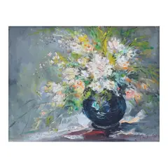 Oscar Navarro, Still Life, oil on canvas