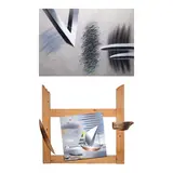 Philip Victor, a.) Parik-Parik Series (With Two Surfboards and Triangle)b.) Homage to Jan Van Gover, b.) signed and dated 2001 (lower right)<br /> mixed media<br /> 44" x 52" (112 cm x 132 cm)