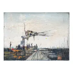 Zablan, Untitled, oil on canvas
