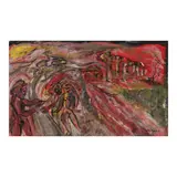 Louise Magsaysay, Untitled, oil on wood