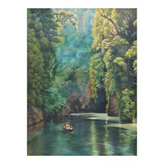 Untitled by Felix Pinto Gonzalez, oil on canvas, offered Jan 2025