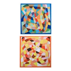 Jaime Roque, a.) Untitledb.) Untitled, b.) signed and dated 2017 (lower right and verso)<br /> acrylic on canvas<br /> 24” x 24” (61 cm x 61 cm)