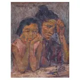 Untitled by Unidentified artist, oil on canvas, offered Jan 2025