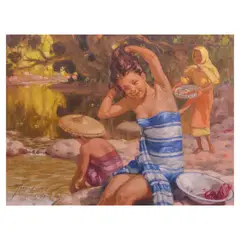 Untitled by José Pereira, oil on canvas, offered Jan 2025