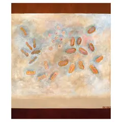 Raul Piedra, Food For The Gods II, acrylic on canvas