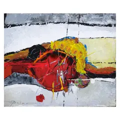 Untitled by Anthony Balao, acrylic on canvas, offered Jan 2025