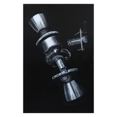 Ciron Señeres, Tangina Na-lock Ako, oil on canvas
