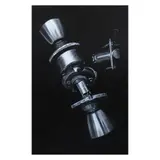 Ciron Señeres, Tangina Na-lock Ako, oil on canvas