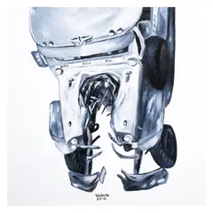 Jay Valente, Transformation of a Jeepney, oil on canvas