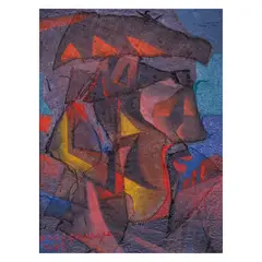 Paco Gorospe, Portrait of a Man, oil on canvas