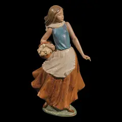 Flower Girl by Nao by Lladrò, porcelain, offered Jan 2025