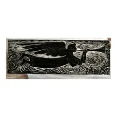 Manuel Rodriguez Sr., Untitled, woodblock print 6/6