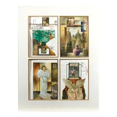 Of Exit Interviews and Winter Adobos by Noel Soler Cuizon, collage, offered Oct 2024