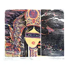 Rodolfo Paras-Perez, Diwata, woodcut print 211/ 250