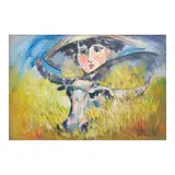 Carabao by Cesar Buenaventura, oil on canvas, offered Oct 2024