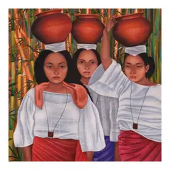 Burnay by Dominic Rubio, oil on canvas, offered Oct 2024