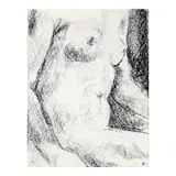 Abe Aguilar Cruz, Nude, charcoal on paper