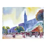 Nemi Miranda, Untitled, watercolor on paper