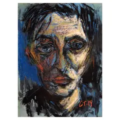 Gino Tioseco, The Boatman’s Call, mixed media on paper