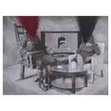 Keb Cerda, F is for Floccinaucinihilipilification, mixed media