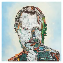Untitled by Cesar Arro, oil on canvas, offered Oct 2024