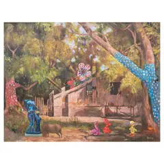 Ronson Culibrina, The Nipa Hut, oil on canvas