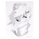 Elmer Roslin, Untitled, watercolor on paper