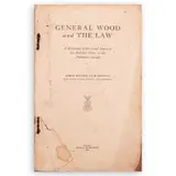 Jorge Cleofas Bocobo, General Wood and Law A discussion of the legal aspects of the political crisis in the Philippine islands
